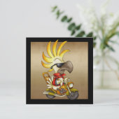 Cockato Biker - SRF Kaart (Staand voorkant)