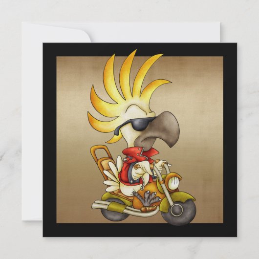 Cockato Biker - SRF Kaart (Voorkant)