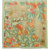 Cockato en Pomegranaat  Douchegordijn (Voorkant)