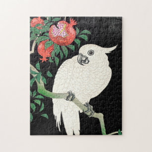 Cockato en Pomegranaat - Ohara Koson - Legpuzzel
