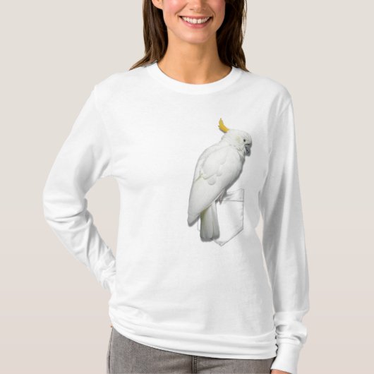 Cockato in je zak t-shirt (Voorkant)