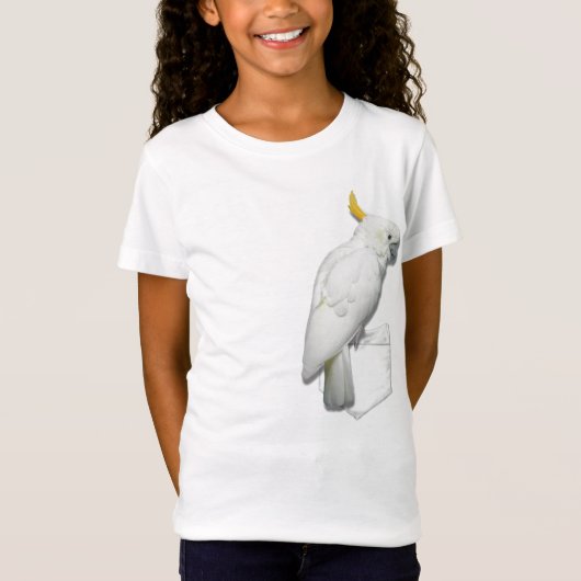 Cockato in je zak t-shirt (Voorkant)