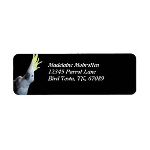 Cockato Parrot Etiket