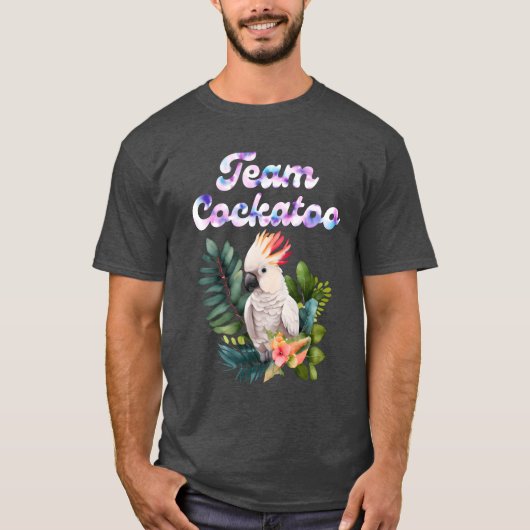 Cockatoeam Cockatoo Bird Lover Parrot Owners Retr T-shirt (Voorkant)