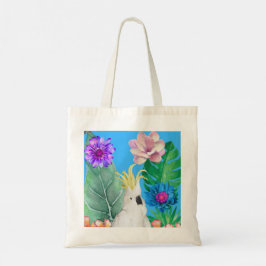 Cockatoenvogelbloemen Australië Blue Tote Bag