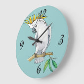 Cockatoenwandklok Grote Klok (Hoek)