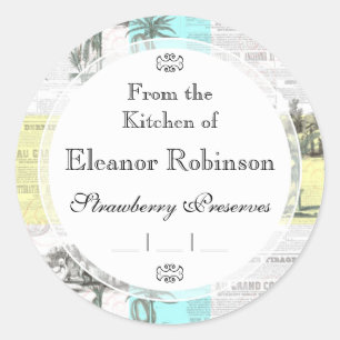 Cockatoes Koloniale Droom Ronde Sticker