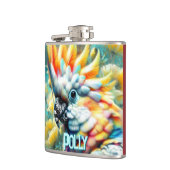 Cockatoo Bird Yellow Poppies Personalized Heupfles (Links)