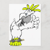 cockatoo briefkaart (Voorkant)