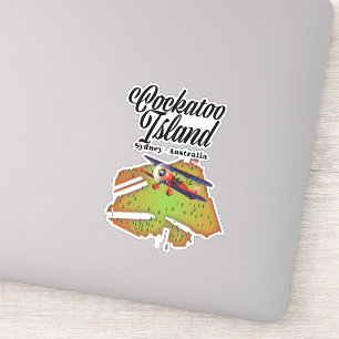 cockatoo-eiland Sydney Australië Sticker