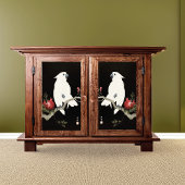 Cockatoo en granaatappel van Ohara Shoson Tissuepapier