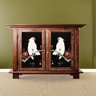 Cockatoo en granaatappel van Ohara Shoson Tissuepapier