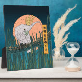 Cockatoo Japanse reisposter Fotoplaat (Zijkant)