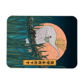 Cockatoo Japanse reisposter Magneet (Horizontaal)