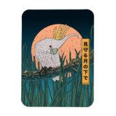 Cockatoo Japanse reisposter Magneet (Verticaal)