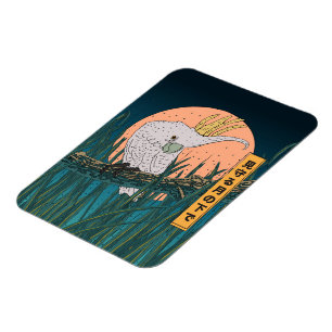 Cockatoo Japanse reisposter Magneet
