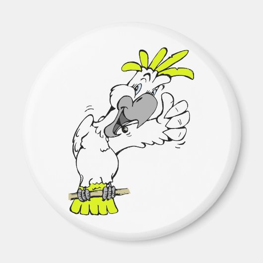 cockatoo magneet (Voorkant)