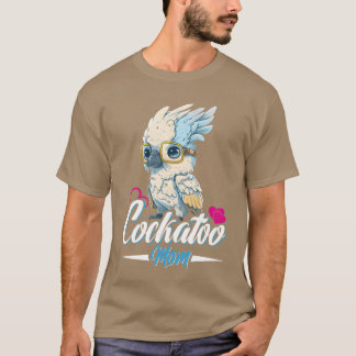 Cockatoo Mom Vogelliefhebber Papegaai Vrouwen retr T-shirt