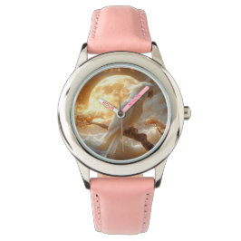 Cockatoo Parrot Fantasy Dreamscape Horloge