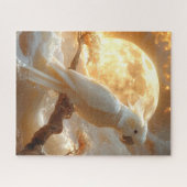 Cockatoo Parrot Fantasy Dreamscape Legpuzzel (Horizontaal)