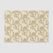 Cockatoo Pomegranate Pattern Tissuepapier (Voorkant)