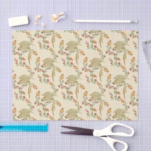 Cockatoo Pomegranate Pattern Tissuepapier (Craft)