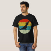 COCKATOO retro silhouette 70s T-shirt (Voorkant volledig)