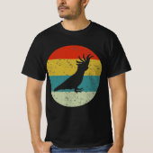 COCKATOO retro silhouette 70s T-shirt (Voorkant)