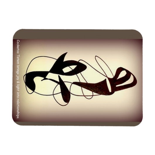 Cockattotem Magneet (Horizontaal)