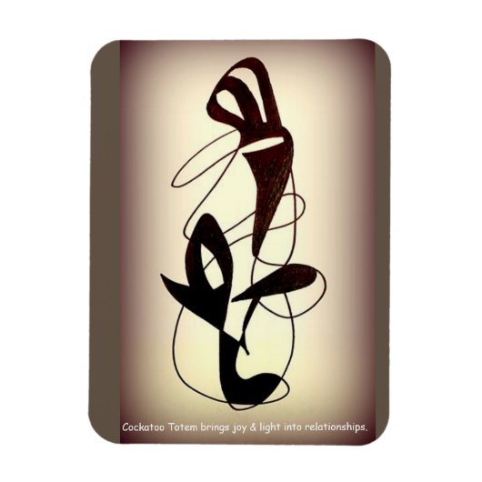 Cockattotem Magneet (Verticaal)