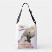 Cockatude Canvas tas (Achterkant)