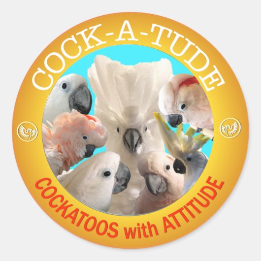 Cockatude Stickers (Voorkant)