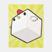 Cockblock Blanket schattige kippenkuiken Fleece Deken (Voorkant)