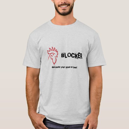 COCKBLOQUER kreupelspel! T-shirt (Voorkant)