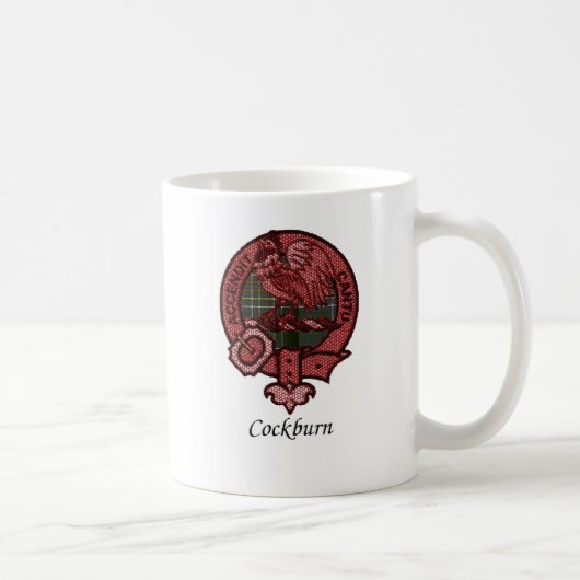 Cockburn Clan Crest Koffiemok (Rechts)