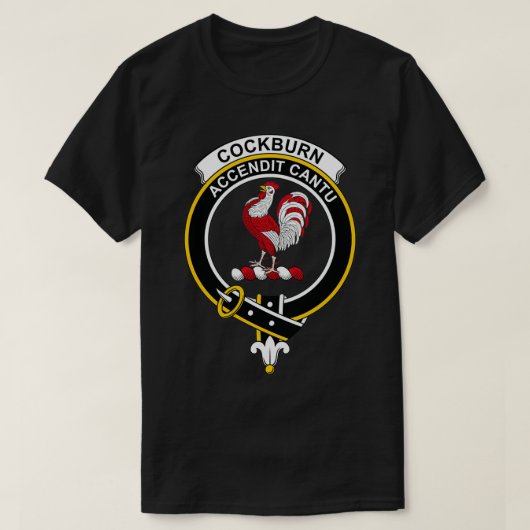 Cockburn Crest Tartan Clan Scottish Clan 1 T-shirt (Design voorkant)