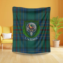 Cockburn Scottish Clan Tartan Crest