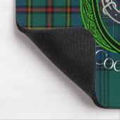 Cockburn Scottish Clan Tartan & Crest Muismat (Hoek)