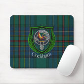 Cockburn Scottish Clan Tartan & Crest Muismat (Met muis)