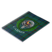 Cockburn Scottish Clan Tartan & Crest Notitieboek (Linkerzijde)