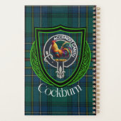 Cockburn Scottish Clan Tartan & Crest Planner (Achterkant)