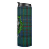 Cockburn Scottish Clan Tartan & Crest Thermosbeker (Geroteerd rechts)