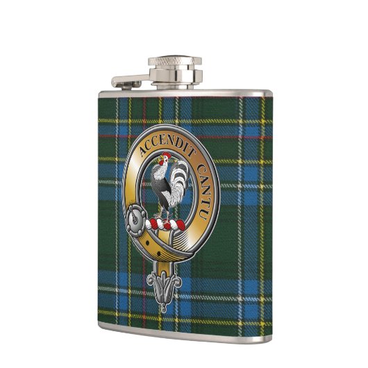 Cockburn Tartan en badge Heupfles (Links)