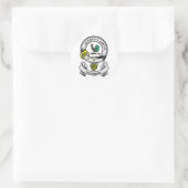 COCKBURN Wapen Ronde Sticker (Tas)