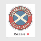 Cockburnspath, Schotland Sticker (Vel)