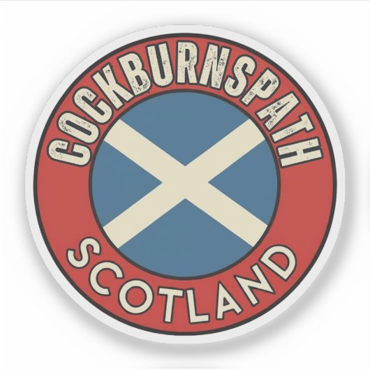 Cockburnspath, Schotland Sticker (Voorkant)