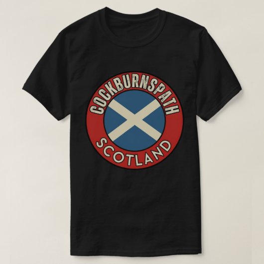 Cockburnspath, Schotland T-shirt (Design voorkant)