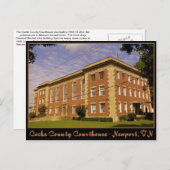 Cocke County Courthouse - Newport, TN Briefkaart (Voorkant / Achterkant)