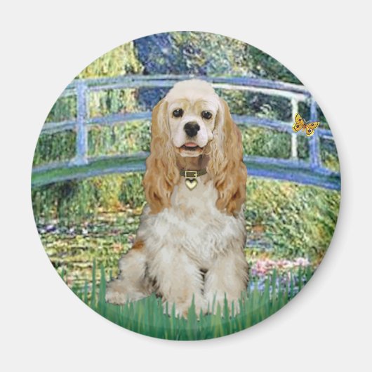 Cocker (Buff) - Brug Magneet (Voorkant)