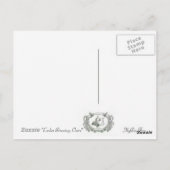 Cocker Drawing, Claire Briefkaart (Achterkant)